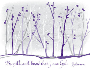 Card ・Be Still- Psalm 46:10 (H10b)
