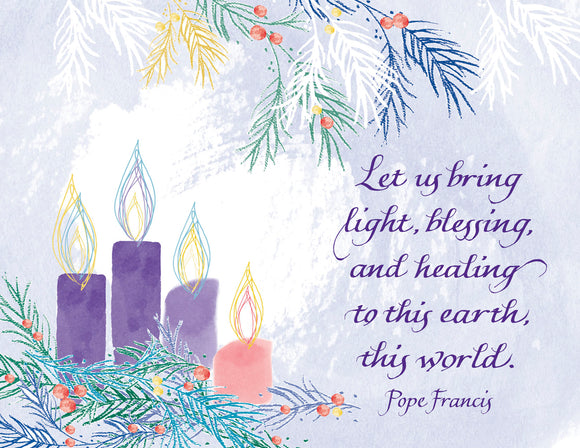 Card ・ Light Blessing and Healing Advent (H67A)