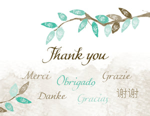 Card ・ Multi-lingual Thanks (T17)
