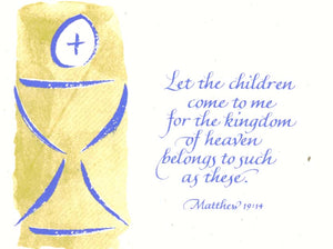 Card ・ Matthew 19:14 Communion (C35)